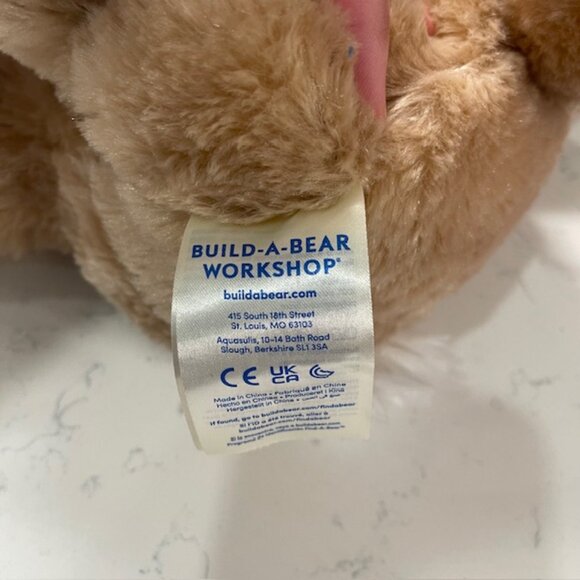 Build A Bear Tan Brown Floppy Ear Bunny Rabbit - Picture 7 of 7